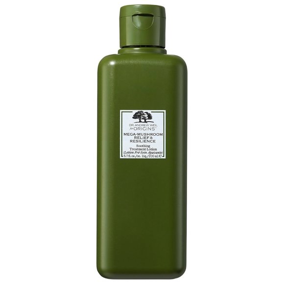 NIB ORIGINS Mega-Mushroom Relief & Resilience Soothing Treatment Lotion, 6.7 oz. - Picture 1 of 6